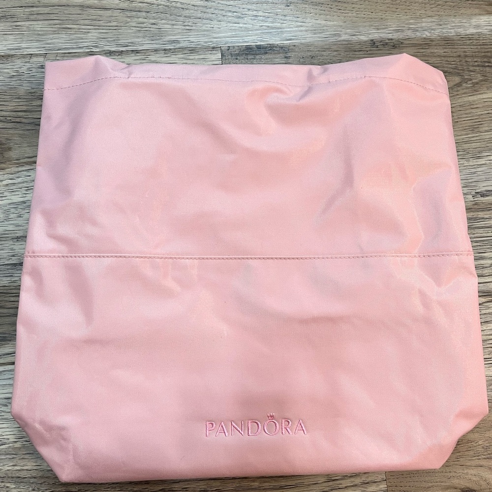 pink pandora tote bag. never used.